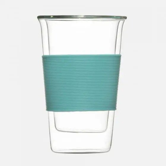 双层玻璃杯 薄荷绿色