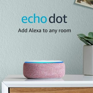 Echo Dot 3 无线蓝牙智能音箱 送智能灯泡