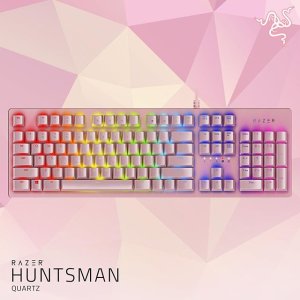 Razer Huntsman 粉晶键盘 说是买给男友 其实是自己想要
