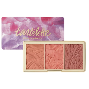 Tarte 三色浮雕花卉腮红盘 玫瑰、珊瑚、奶茶 单色就要€39~