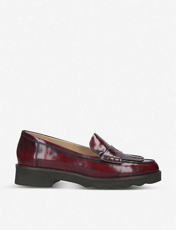 Alberta patent-leather loafers
