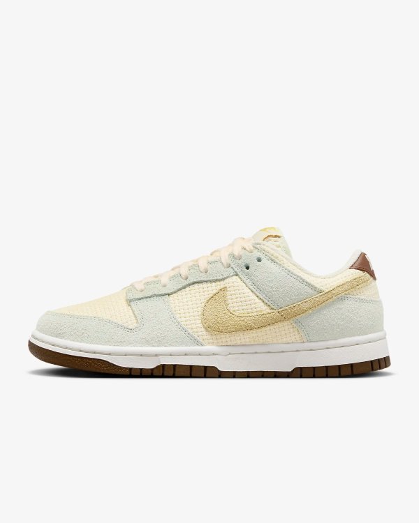 Dunk Low 格纹奶黄色