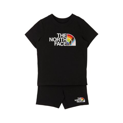 黑色 Pride Summer 儿童 T 恤 & 短裤套装