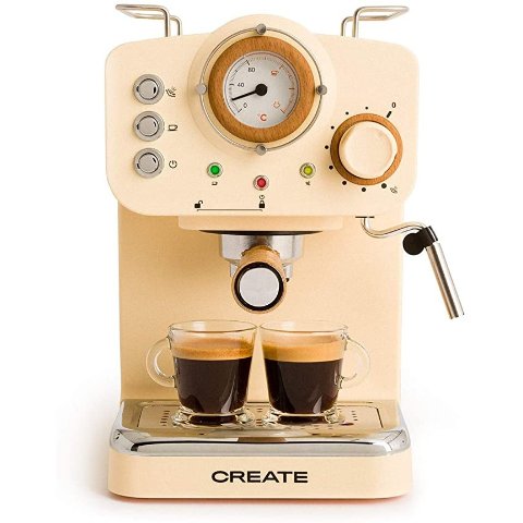 奶黄色复古咖啡机