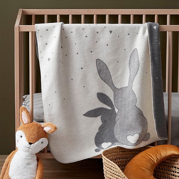小兔子毛毯 75 x 100 cm