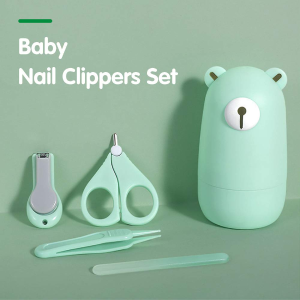 Mostop 婴儿指甲护理套装 包含指甲刀、小剪刀、指甲锉和镊子