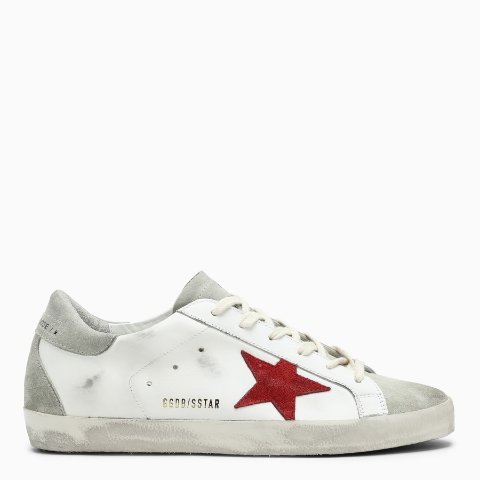White/grey/red Super-star low sneakers 红星灰尾小脏鞋435.00 超值 