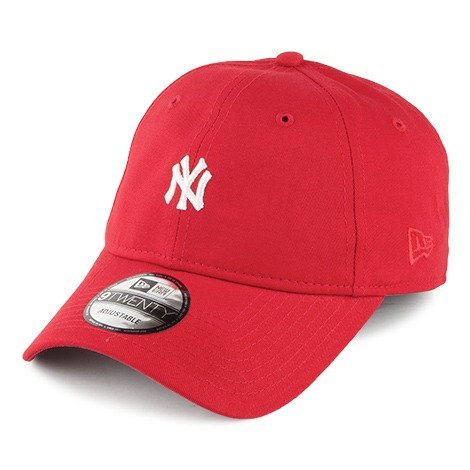 New Era 9TWENTY New York Yankees Baseball Cap - Classic Mini Logo - Red