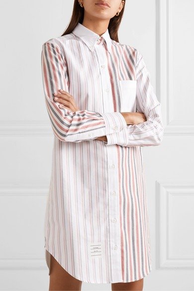 Striped cotton-poplin 衬衫