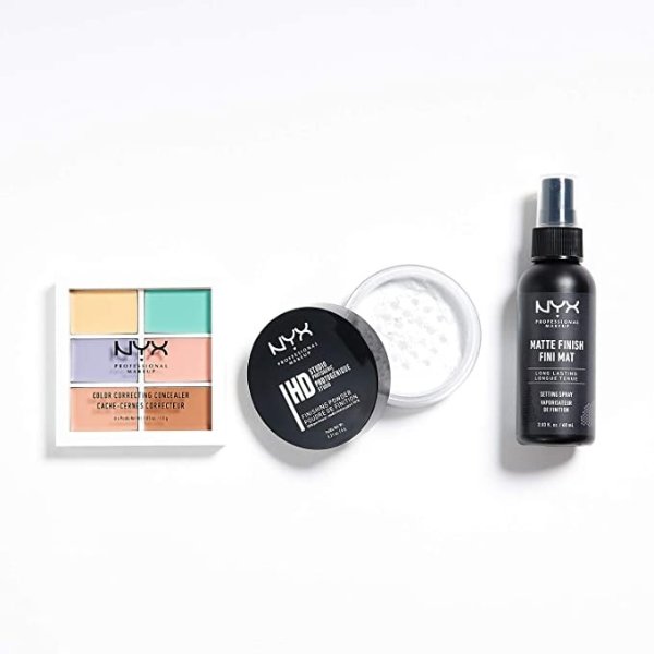 NYX 修容、定妆粉、定妆喷雾套装