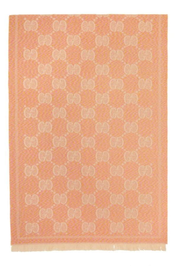 GG米粉色围巾