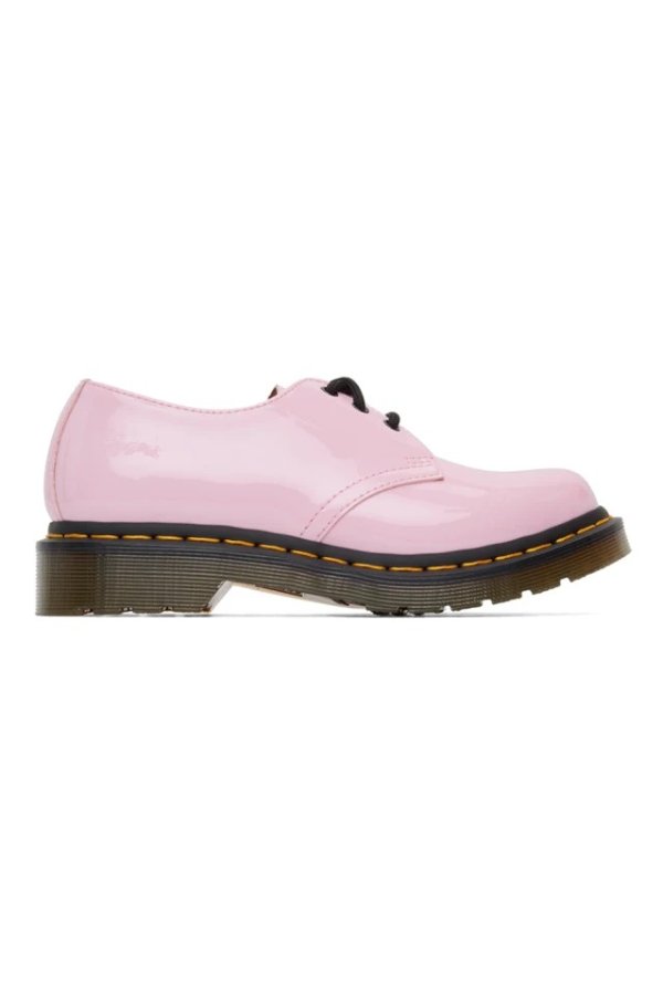 Pink Patent 1461 粉色牛津鞋