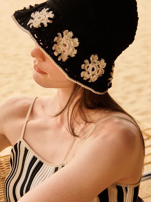 夏季编织帽