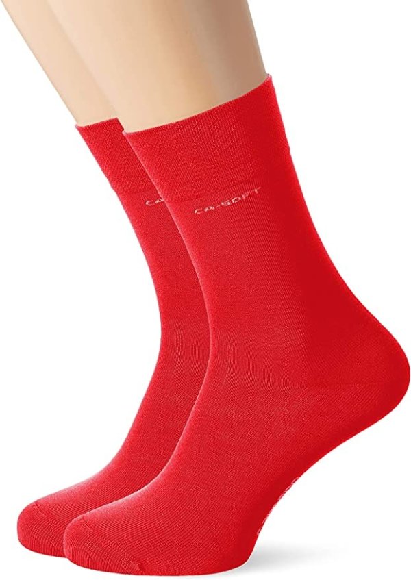 红袜子 2双