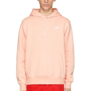 Nike浅粉色连帽卫衣