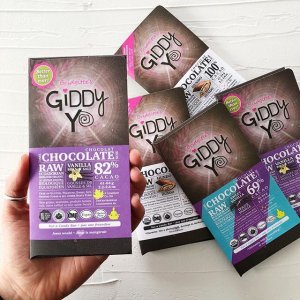 Giddy Yoyo 有机生巧克力可可粉热卖 生酮配方 控糖健康零食