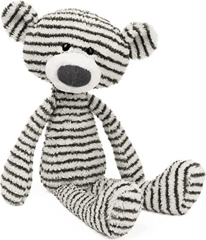 GUND Stripe Toothpick Teddy Bear Black and White Striped Plush Stuffed Animal, 15”