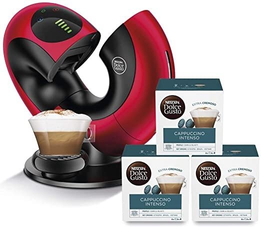 Dolce Gusto Eclipse 胶囊咖啡机+48颗胶囊 红色