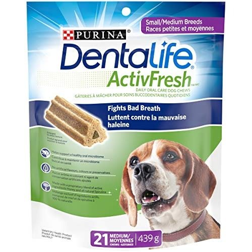 DentaLife ActivFresh 中型犬洁牙零食 21颗