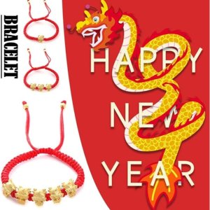 新年礼物：🐉2024龙年小红绳好价入 求财得财、招桃花、招好运