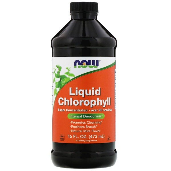 Liquid Chlorophyll, Mint Flavor, 16 fl oz (473 ml)