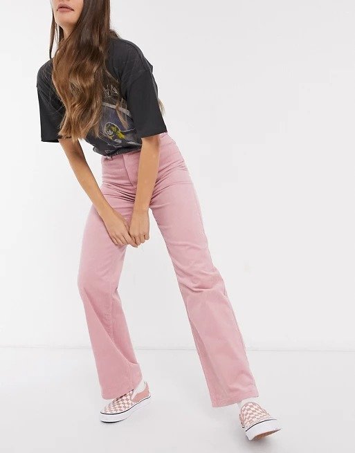 Yoko 粉色牛仔裤