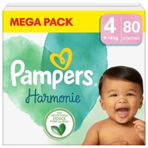 Pampers80片！€0.08/片4号尿不湿 9Kg-14Kg 
