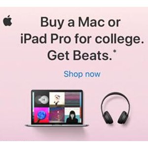 苹果Apple 官网新款MacBook Pro, iPad Pro等学生优惠特卖