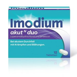 德国特效药：Imodium akut 止泻药 急性腹泻以及慢性腹泻 12粒