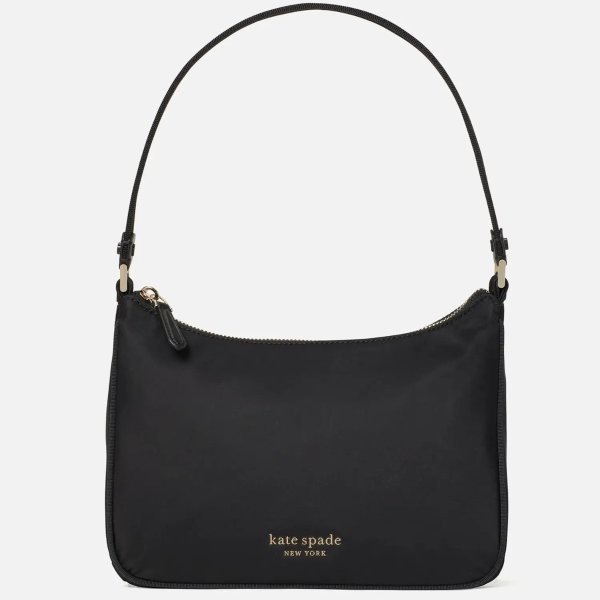 Women's Sam Nylon Shoulder Bag - Black