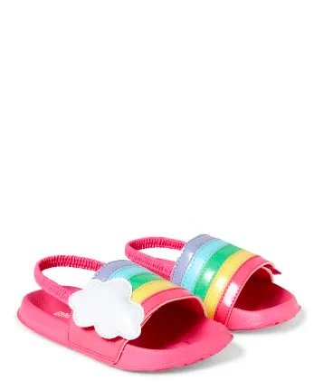 女童彩虹凉鞋