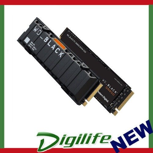 WD Black SN850 1TB Gen4 NVMe SSD Heatsink for PS5 - 7000MB/s 510