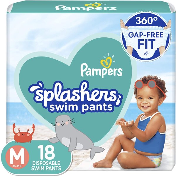 Splashers 游泳纸尿裤 M码 18片