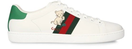 新款猫咪小白鞋
