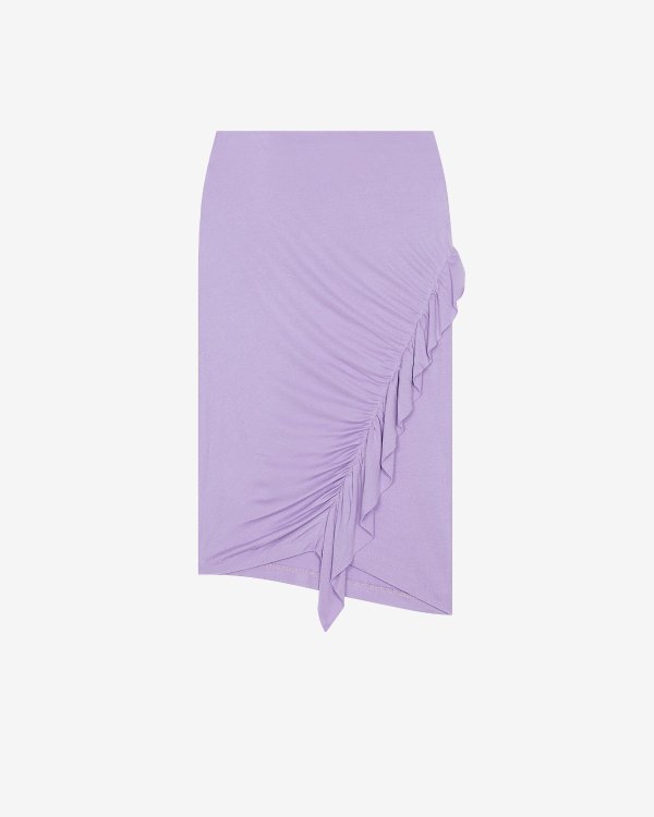 香芋紫半身裙