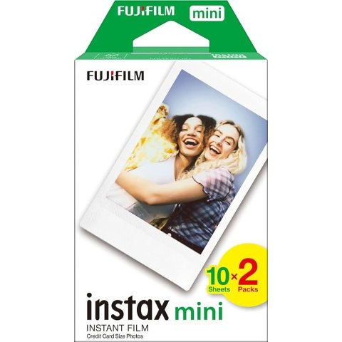 Instax Fujifilm Mini 拍立得白色边框相纸20张