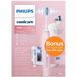 史低价：Philips Sonicare ExpertClean 7700 声波震动电动牙刷 HX9630