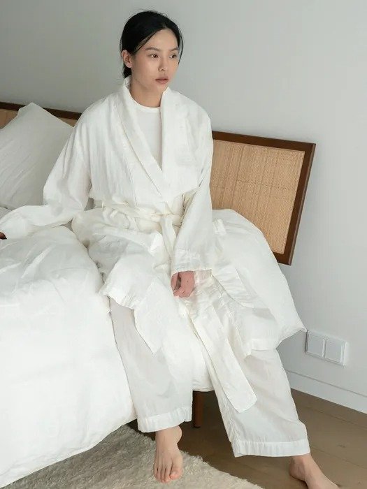 Organic 腰带式浴袍