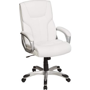 AmazonBasics 高靠背旋转办公椅 360度旋转 复合皮 + PVC材质