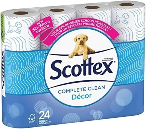 Scottex 2层厚卷纸 24卷