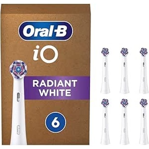 iO Radiant White 电动牙刷头 6支装