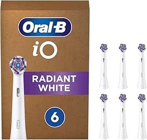 iO Radiant White 电动牙刷头 6支装