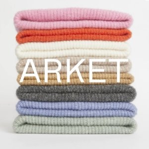 Arket 针织&配饰⚡toteme风羊毛围巾€61 羊毛高领打底€33