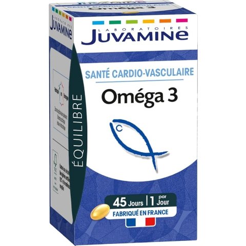 JUVAMINE Oméga3鱼油胶囊 45粒