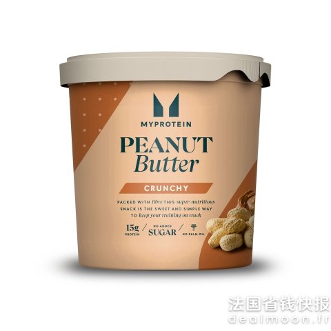 MYPROTEIN而且富含蛋白质！这一大罐够炫啦100%纯天然花生酱 1kg