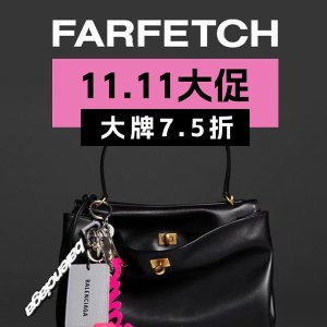 11.11抢先购：Farfetch 狂促！始祖鸟、西太后、Salomon