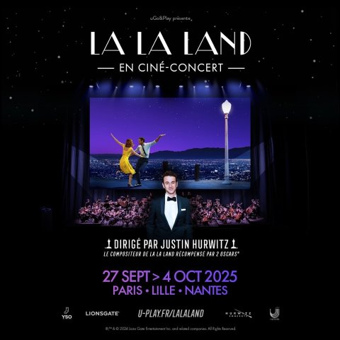 €25起｜⏰速速抢票爱乐之城《LA LA LAND》电影音乐会回归！法国共4场！