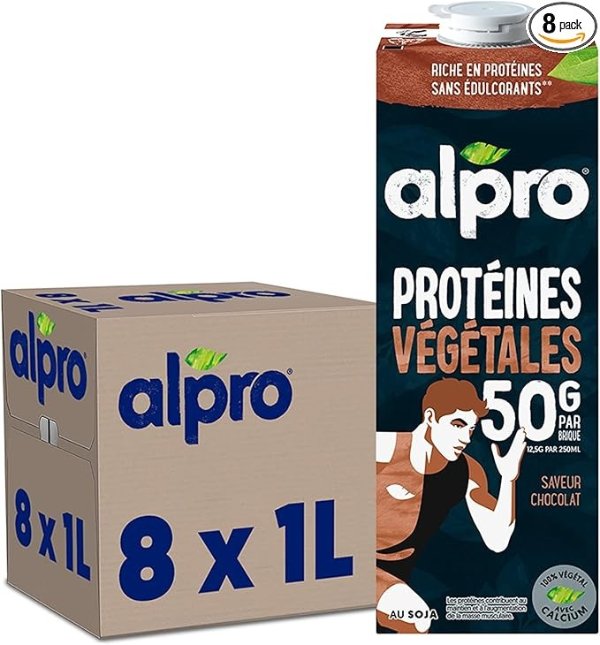 Alpro 巧克力味豆奶 1L*8盒