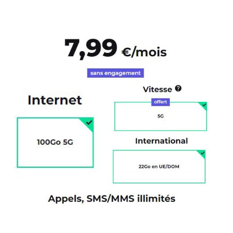 100G流量套餐 5G