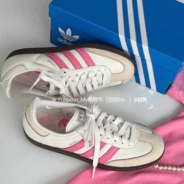 adidasSamba OG Lucid Pink 运动鞋